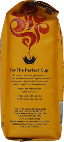 Gevalia Decaf House Blend Medium Roast Ground Coffee (12 oz Bag) (Pack of 5)