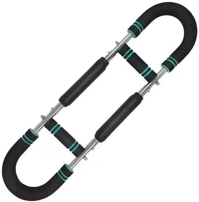 Twister arm Trainer, Adjustable Resistance Chest Workout Equipment,Forearm Power Exercise bar , pectoralis spinalis Device, Portable Detachable Design