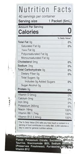 Strike Force Energy Drink Mix - Orange Flavor - Natural Tasting Caffeine Drink - Turn Any Drink into a Healthy Energy Drink - Zero Calories, Keto Friendly, Sugar Free, Pre Workout (40 Liquid Packs)