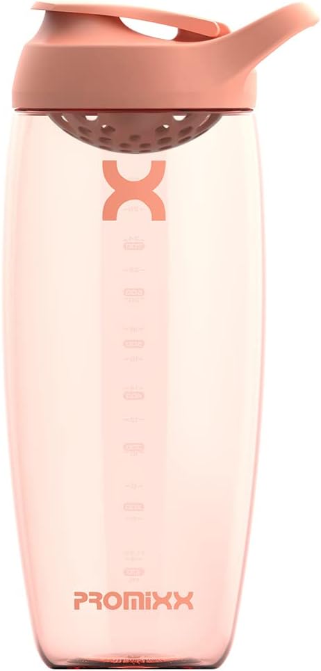 Promixx PURSUIT Protein Shaker Bottle – Premium Sports Shaker Bottles for Protein Mixes and Supplement Shakes – Easy Clean, Durable Protein Shaker Cup