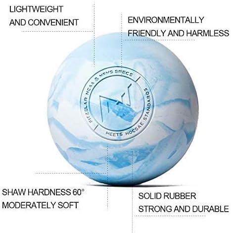 Massage Lacrosse Balls for Myofascial Release, SGS Certification, Massage Deep Tissue for Back and Shoulder, Trigger Point Therapy, Muscle Knots, Relieving Muscle Pain, Yoga Ball for Feet