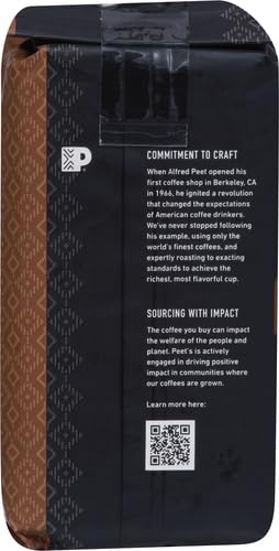 Peet's Coffee, Dark Roast Ground Coffee - French Roast 10.5 Ounce Bag