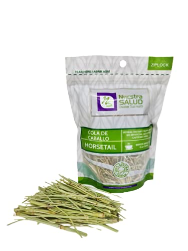 Horsetail Tea Cola de Caballo Hierba Herbal Tea Zip-Lock Bag (30g) 1.06oz- 100% Natural and Caffeine Free Detox