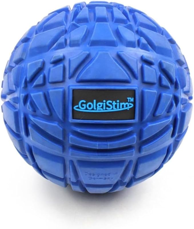 Large Trigger Point Massage Ball - 4.75 Inch Hard Rubber Therapy Ball for Myofascial Massage - Deep Tissue Massager for Myofascial Release (Also for Exercise and Pressure Point Recovery)