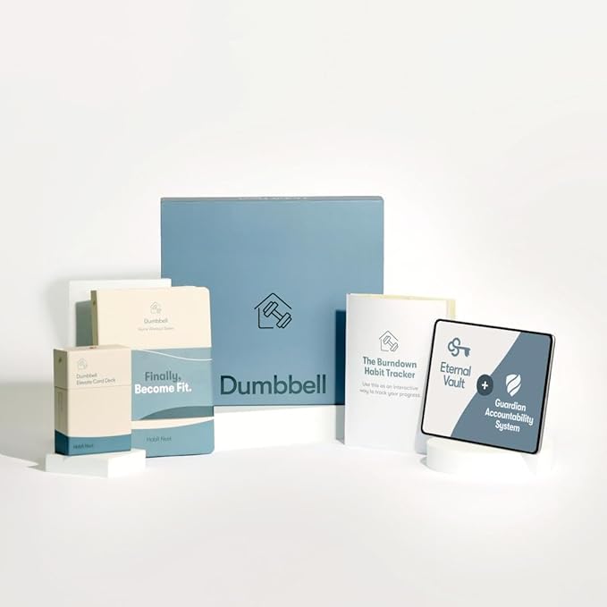 Dumbbell Phoenix Framework: Home Workout Series - Comprehensive Fitness System with Transformation Journal, Elevate Card Deck, Burndown Tracker, Digital Vault Access, and Accountability System -