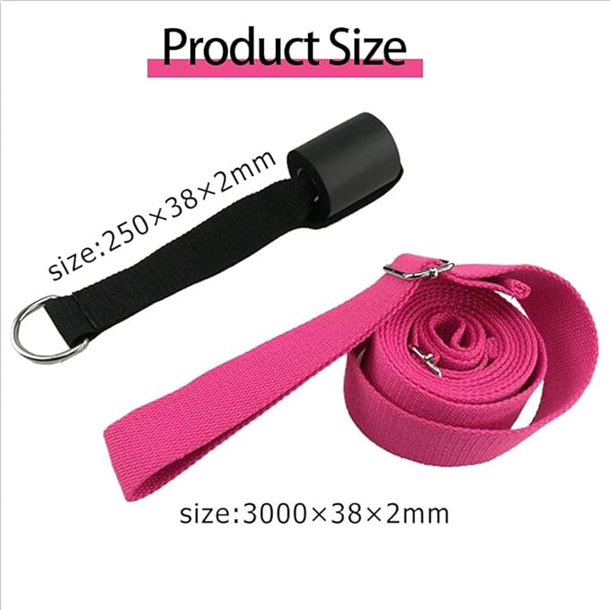 tchrules Door Leg Stretcher, Door Flexibility & Stretching Leg Strap - Great for Ballet Cheer Dance Gymnastics or Any Sport Leg Stretcher Door Flexibility Trainer Premium Stretching Equipment