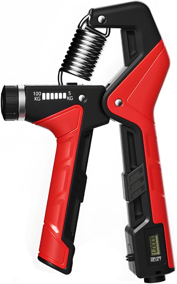 Hand Strengthener,Grip Strengthener Forearm,Hand Grip Strengthener with Adjustable Resistance 11-220Lbs(5-100KG),Forearm Strengthener, Hand Exerciser for Muscle Building and Injury Recover