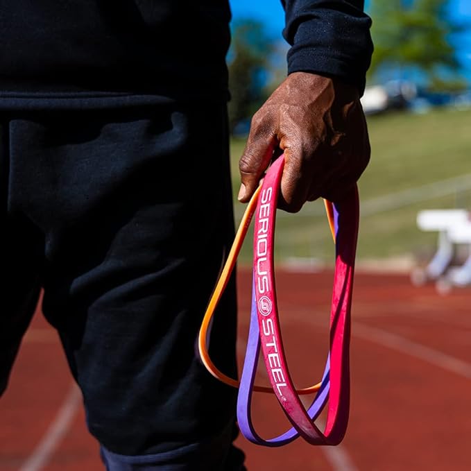 Serious Steel Fitness 12 inch Resistance Band - Deadlift & Hip Band for Glute Activation & Dynamic Warm Up