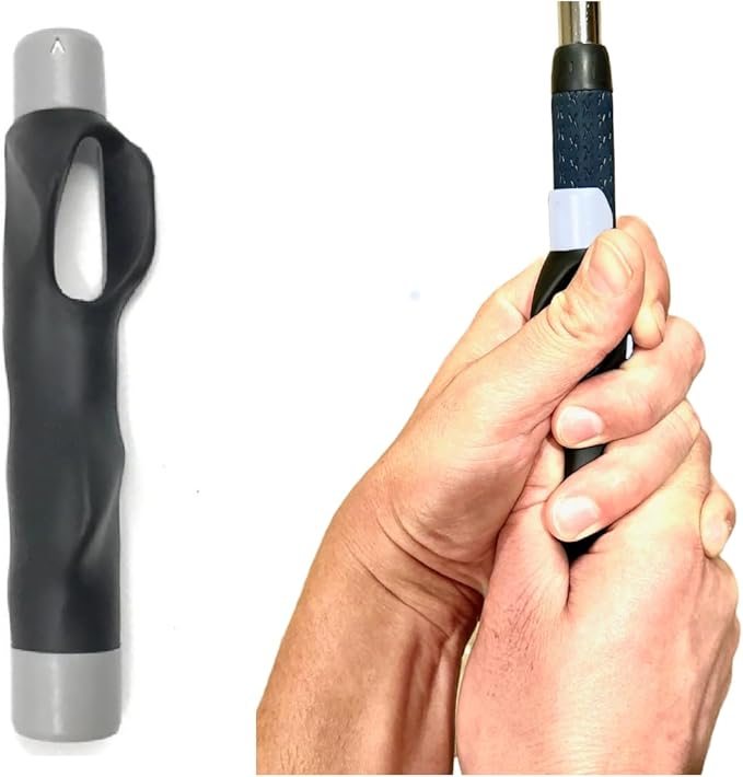 Golf Grip Trainer - Golf Swing Aid Club Attachment to Correct Hand Placement