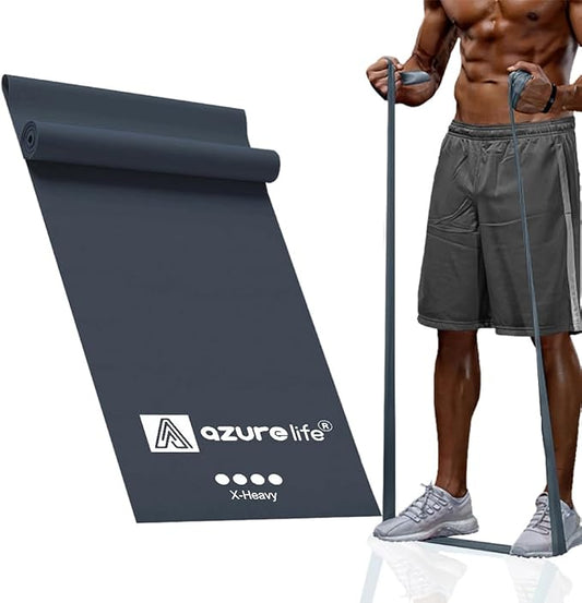 Professional 8 Yards Bulk Resistance Bands Rolls or 5,6,7 ft. Long Non-Latex Elastic Exercise Bands, Stretch Bands for PT, Yoga, Pilates, Rehab, at-Home or The Gym Workouts