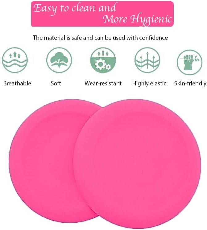 Silicone disc yoga anti-slip mat, fitness sports knee and elbow pads disc mat(Light Blue)