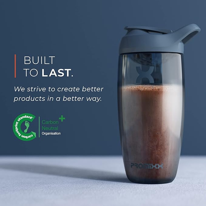 Promixx PURSUIT Protein Shaker Bottle – Premium Sports Shaker Bottles for Protein Mixes and Supplement Shakes – Easy Clean, Durable Protein Shaker Cup