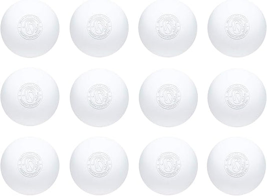 Signature Lacrosse Ball Set - Packs of 2, 4, 8, 12, and 120 - No Chemical Smell Massage Balls, Myofascial Release Tools, Back Roller, Muscle Knot Remover