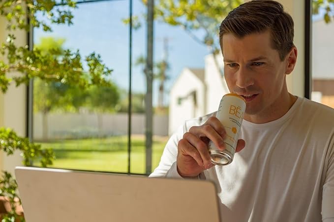 Isagenix BEA Sparkling Energy Drink - Energy & Metabolism Support - Whole-Food Sourced Ingredients - Includes Antioxidant Vitamins A, C & E - Vegan-Friendly - Citrus Sunshine, 12 Servings