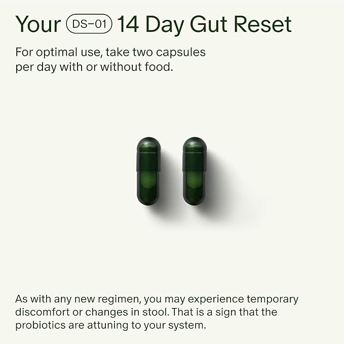 Seed 14 Day Gut Reset - Prebiotic and Probiotic for Women & Men - Digestive Health, Gut Health, Rapid Gut Recovery, Bloating & Constipation Relief - Vegan & Shelf-Stable - 28 Capsules (14-Day Supply)