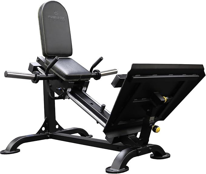 Powertec Fitness Leg Sled - Leg Press Machine, 700 LB Capacity, Black - Professional Home Gym Equipment - Heavy Duty Exercise Equipment for Lower Body Workout