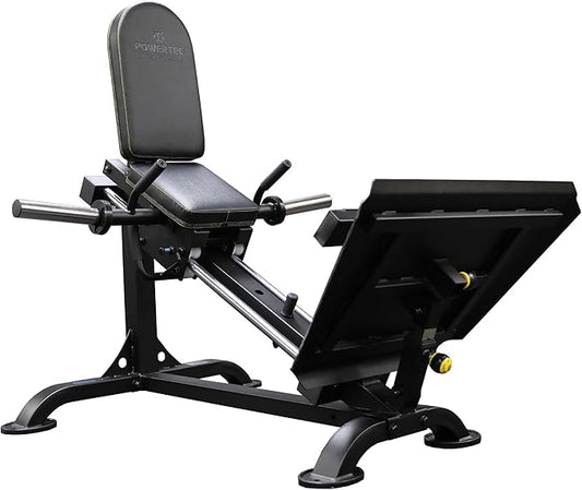 Powertec Fitness Leg Sled - Leg Press Machine, 700 LB Capacity, Black - Professional Home Gym Equipment - Heavy Duty Exercise Equipment for Lower Body Workout
