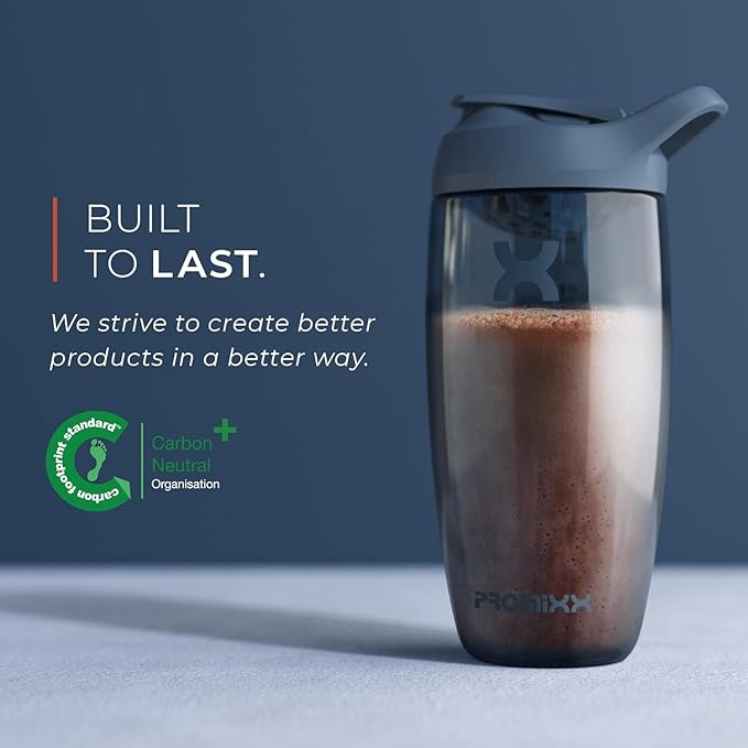 Promixx PURSUIT Protein Shaker Bottle – Premium Sports Shaker Bottles for Protein Mixes and Supplement Shakes – Easy Clean, Durable Protein Shaker Cup