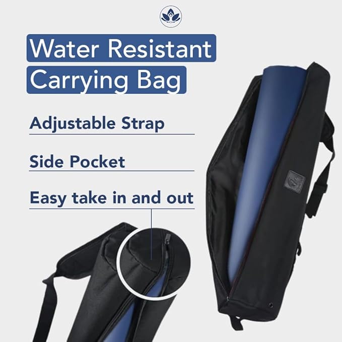 Clever Yoga Liquid Balance Thick Yoga Mat - Pro Exercise Yoga Mat with Non-Slip Surface for Home Gym, Earth-Friendly & Recyclable Pilates and Workout Pad Women & Men, 4.5 mm