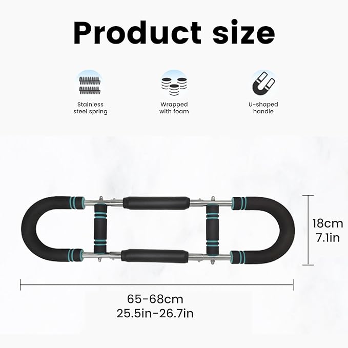 Twister Arm Trainer, Adjustable Arm & Chest Trainer for Men, Portable Twister Exerciser with Resistance Bands - Home Gym Equipment, Strength Training Tool for Upper Body Workout