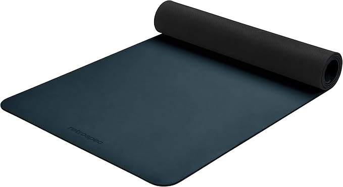 Retrospec Laguna 5mm Yoga Mat - Fitness Mat for Women, Men & Children, Slip-Resistant and Moisture Absorbing Exercise Mat for Home, Pilates, Yoga and Floor Workouts