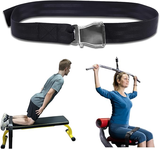 Nordic Hamstring Curl Strap with Quick-Release Buckle ā Adjustable Leg Strap for Nordic Curls, Leg Extensions & Home Gym Workouts ā Easy to Use for Men & Women