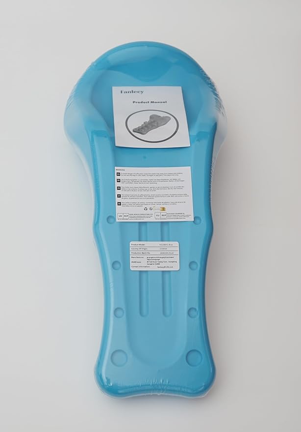 Neck and Shoulder Relaxer with Upper Back Massage Point, Cervical Traction Device Neck Stretcher for TMJ Pain Relief and Cervical Spine Alignment Chiropractic Pillow (Blue)