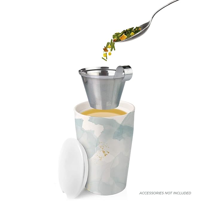 Tea Forte Purify Organic Herbal Tea with Purifying Mate and Dandelion Root, Makes 35-50 Cups, 3.53 Ounce Loose Leaf Tea Canister