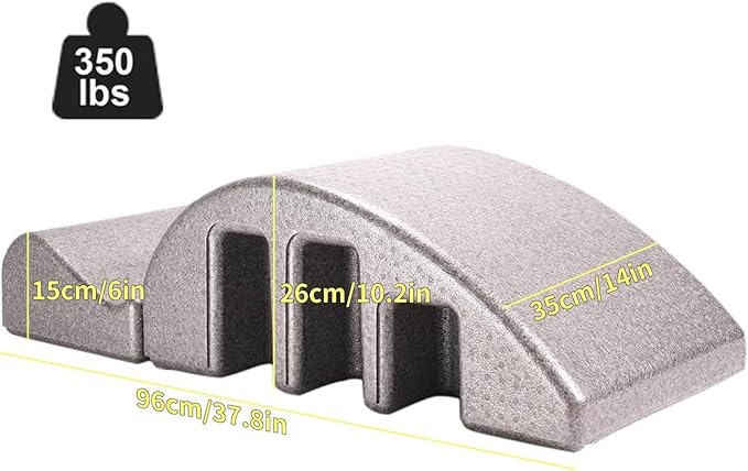 Spine Corrector Pilates, S Curve for Balance Pilates Spine Corrector Equipment Core Strengthening and Back Pain Relief