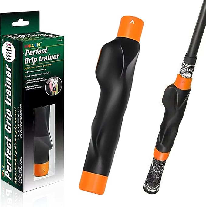 Golf Grip Trainer, Golf Club Grip, Golf Grip Training Aid, Helps Improve and Train Correct Hand Position (Right Hand )
