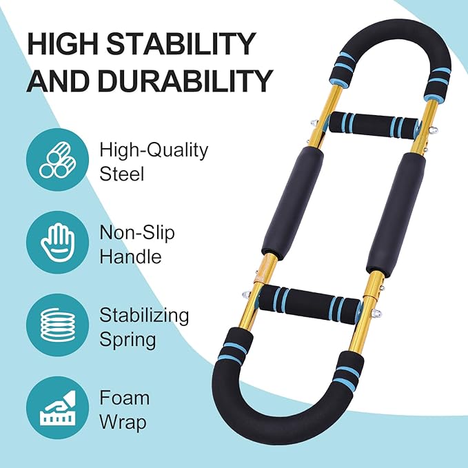 Twister Arm Trainer,40-130lb Adjustable Chest Workout Equipment,Muscle Builder & Strength Training for Arms,for Men & Women, Home Gym Strength Trainer