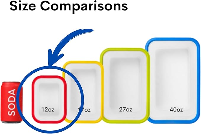 Small Collapsible Silicone Containers, Perfect for Snacks, Travel, Space-Saving Storage, Set of 8