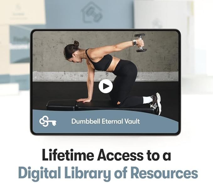 Dumbbell Phoenix Framework: Home Workout Series - Comprehensive Fitness System with Transformation Journal, Elevate Card Deck, Burndown Tracker, Digital Vault Access, and Accountability System -