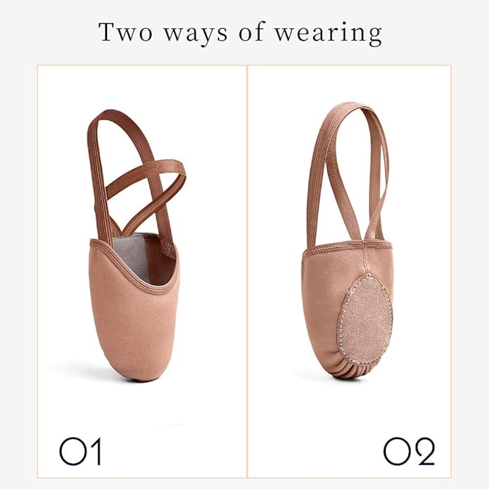 Stelle Half Soles Dance Shoes Women Men Canvas Lyrical Pirouette Ballet Shoes Turners Dance Shoes for Contemporary