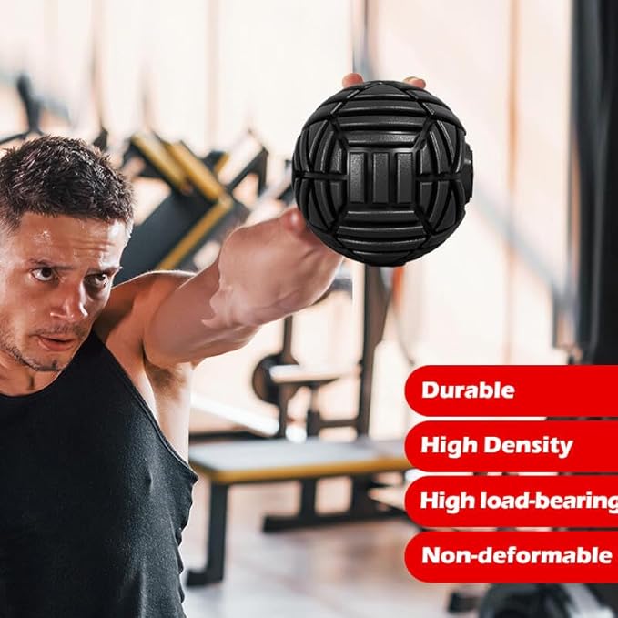 TETOP Fitness Muscle Massage Ball, 3.15in, Therapy Ball for Trigger Point Massage, Trigger Point Ball for Myofascial Release, Mobility Ball for Exercise & Recovery (Pink)