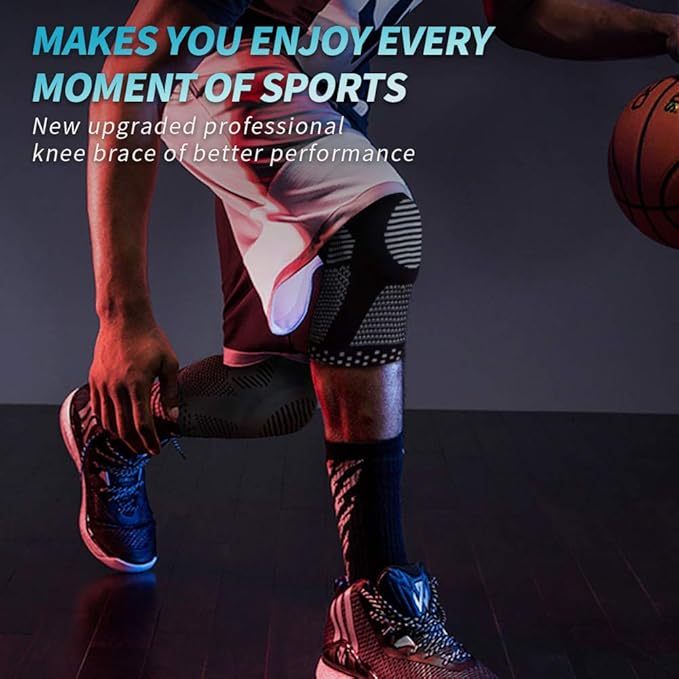 NEENCA Professional Knee Brace for Pain Relief, Medical Knee Support with Patella Pad & Side Stabilizers, Compression Knee Sleeve for Meniscus Tear, ACL, Joint Pain, Runner, Workout - FSA/HSA Eligible