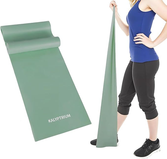 Workout Resistance Bands - Natural Latex Exercise Bands for Physical Therapy, Stretching, Yoga, Pilates, Strength Training & Home/Gym Fitness