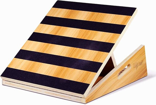 Yes4All Professional Incline Board, Slant Board Calf Stretching, Squat Wedge and Anti-Slip Surface, Portable Side Handle