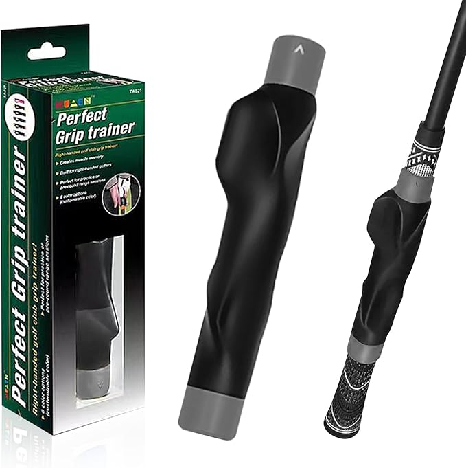 Golf Grip Trainer, Golf Club Grip, Golf Grip Training Aid, Helps Improve and Train Correct Hand Position (Right Hand )
