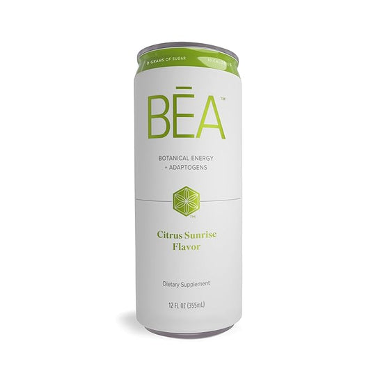 Isagenix BEA Sparkling Energy Drink - Energy & Metabolism Support - Whole-Food Sourced Ingredients - Includes Antioxidant Vitamins A, C & E - Vegan-Friendly - Citrus Sunshine, 12 Servings