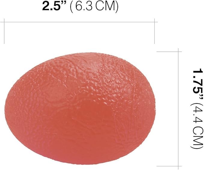 The Friendly Swede Stress Balls for Adults - 3 Squeeze Balls for Hand Therapy, Stress Relief & Strength; 3 Resistance Levels