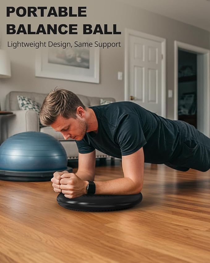 Trideer Wobble Cushion with Inflation Pump - Wiggle Seat for Sensory Kids(Multiple Colors), Balance Disc (Extra Thick)