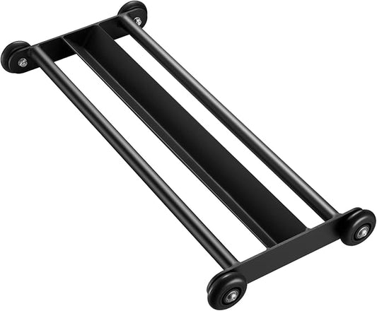 GMWD Glute Ham Glider, Commercial Glute Hamstring Roller with Smooth Wheels, Multi-Function Exercise Wheels, Home Gym Full Body Workout AB Training