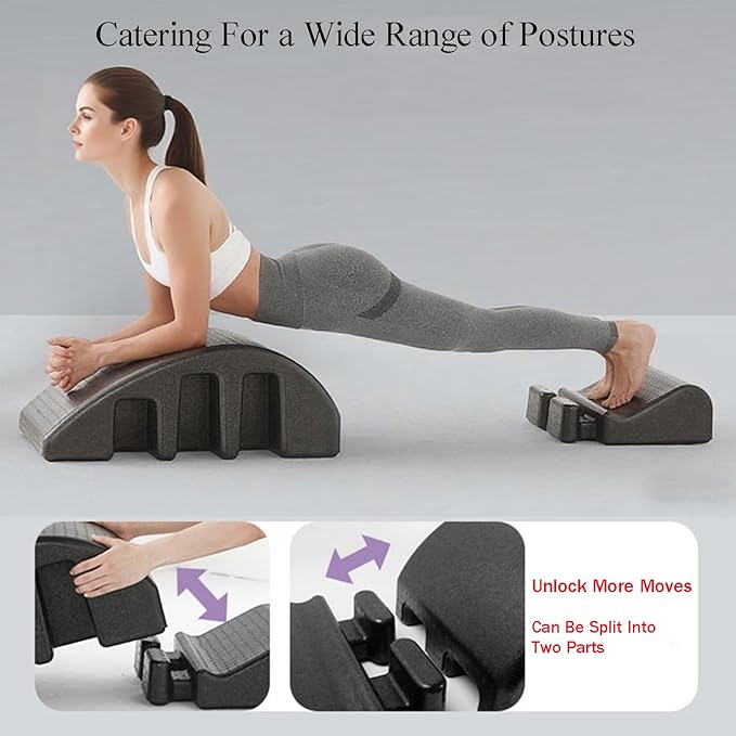 Spine Corrector Pilates, S Curve for Balance Pilates Spine Corrector Equipment Core Strengthening and Back Pain Relief