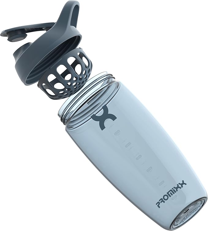 Promixx PURSUIT Protein Shaker Bottle – Premium Sports Shaker Bottles for Protein Mixes and Supplement Shakes – Easy Clean, Durable Protein Shaker Cup