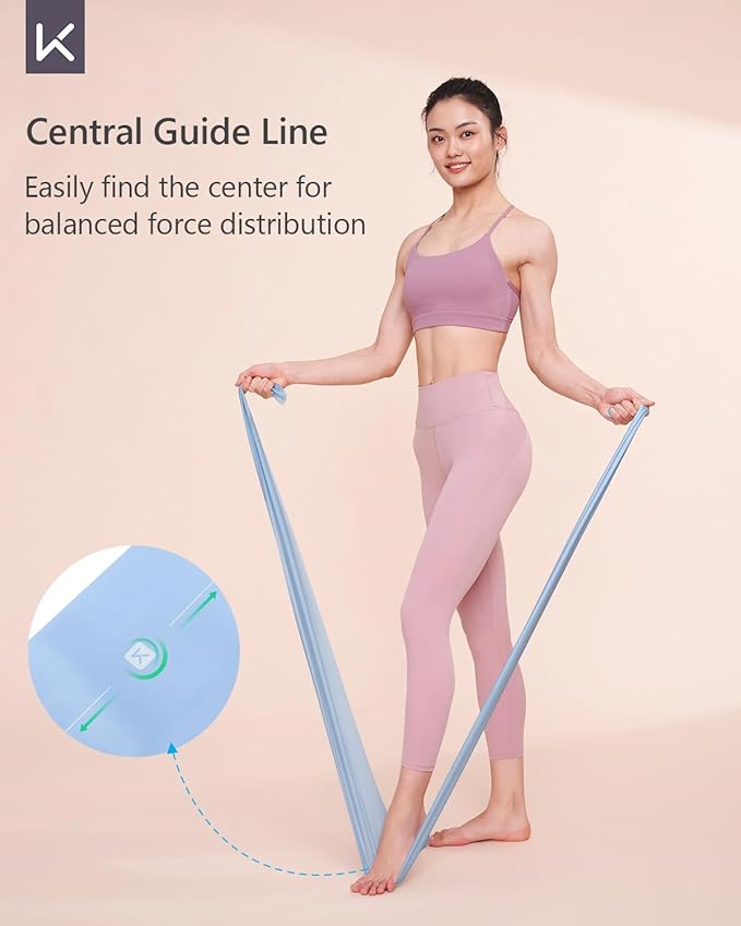 KEEP Resistance Bands for Working Out, Exercise Bands for Legs and Booty, Natural Latex Workout Bands for Women and Men, Stretch Bands for Exercise, Physical Therapy, Fitness, Pilates