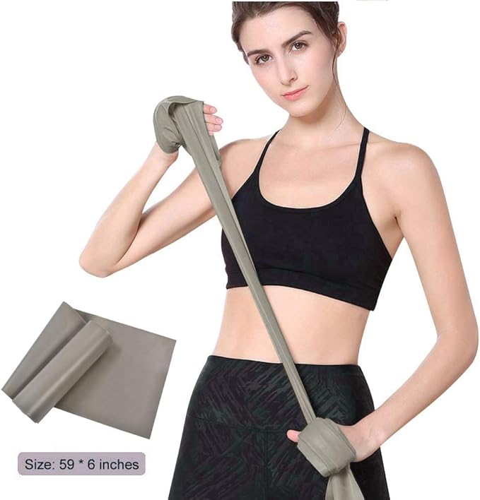 Resistance Bands, Elastic Exercise Bands for Working Out, Physical Therapy, Recovery, Yoga, Pilates, Strength Training