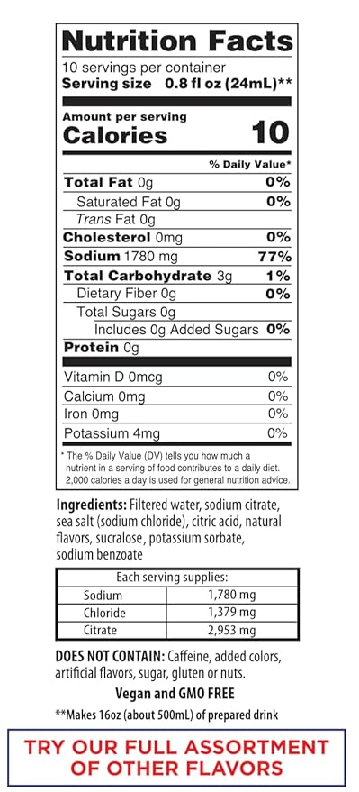 The Right Stuff electrolyte drink concentrate - 10 Pouch Box - Strawberry Kiwi