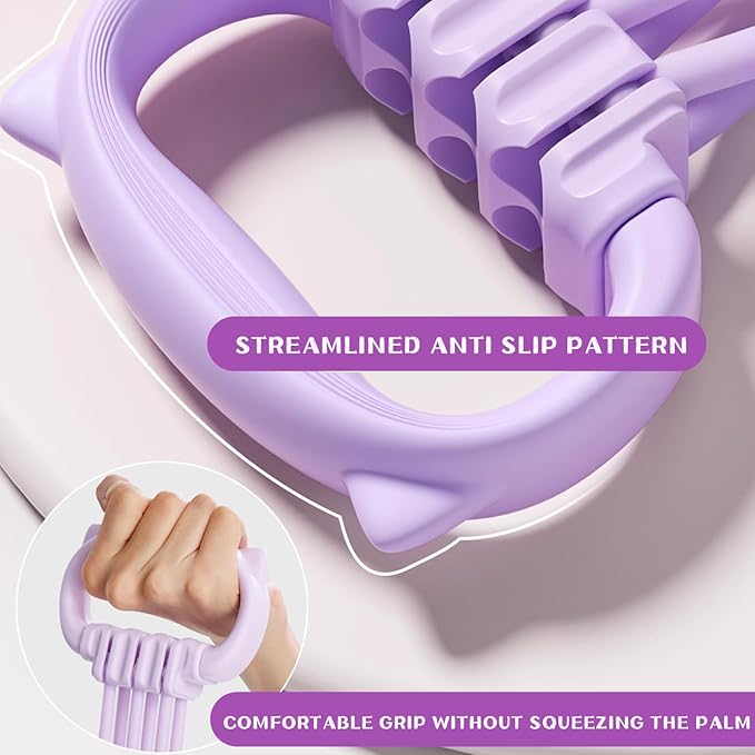 Resistance Bands with Handles, Single Resistance Bands, Exercise Bands with Comfortable Handles, Resistance Training, Physical Therapy, Home Workouts, Fitness, Pilates