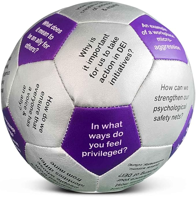 Trainers Warehouse 6" Thumball Collection, 32 Prompts for Conversation, Team Building, Relationship and Training